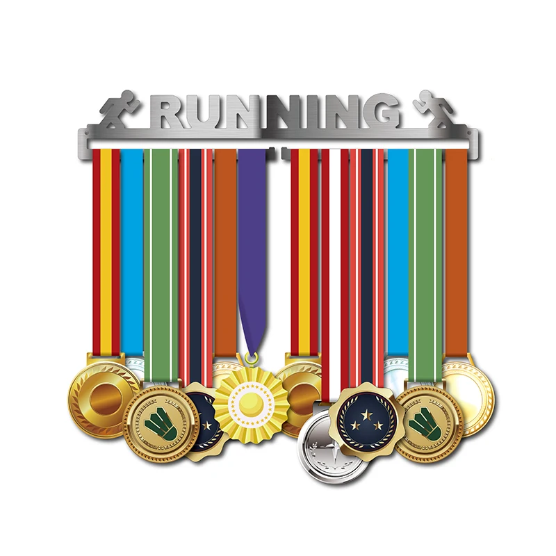 Вешалка для беговых медалей из нержавеющей стали держатель спортивных вешалка
