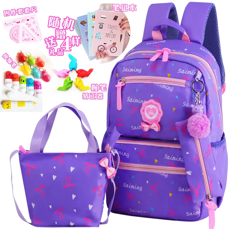 Children School Bags Teenagers Girls Printing Rucksack school Backpacks 2pcs/Set kids travel backpack schoolbags mochila escolar | Багаж и