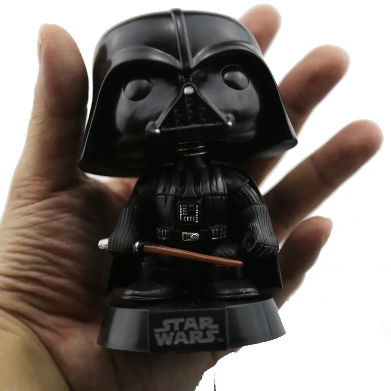 Новинка, 10 см, Звездные войны, Дарт Вейдер, KYLLO REN YODA PHASMA Darth MAUL, BB-8, фигурка, качающаяся голова, Q Edition, для украшения автомобиля