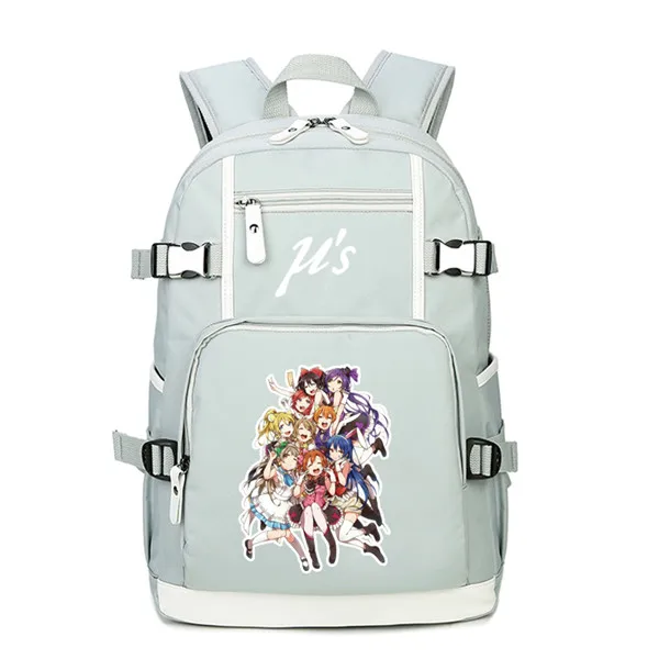21 Мультяшный женский рюкзак LoveLive, Kawaii Back Pack, Minami Kotori, холщовые школьные сумки, Mochila Feminina, рюкзак для ноутбука, большая сумка для книг - Цвет: 21
