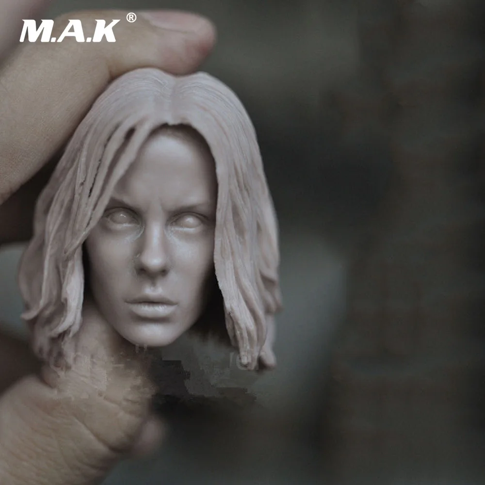 Селена Кейт Бекинсейл Неокрашенный 1/6 весы белый DIY женский манекен головы для