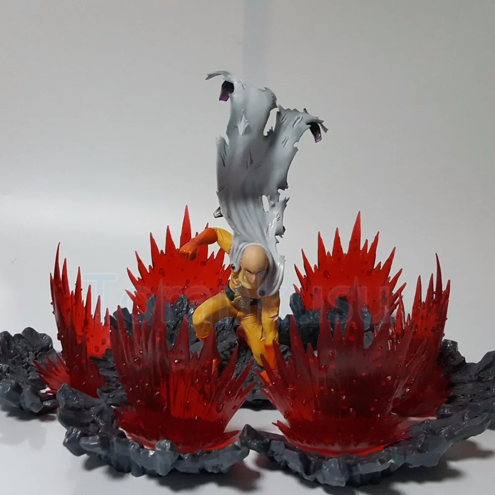 One Punch Man экшн фигурка Saitama Sensei Power Up сцена DIY Набор игрушек Аниме ONE PUNCH MAN модель
