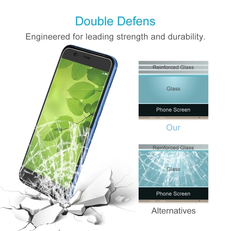 Взрывозащищенная закаленная стеклянная пленка для Huawei nova 2 Lite P20 Pro Ascend Y540