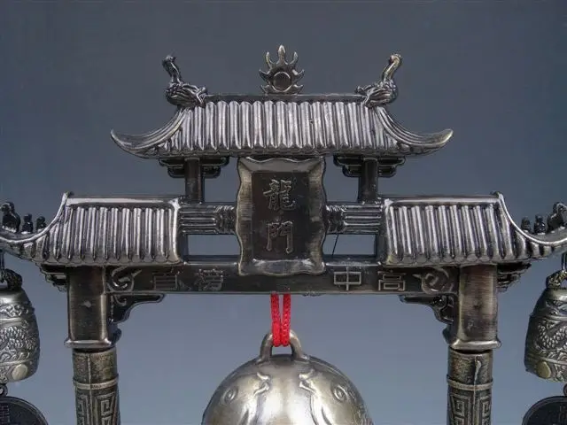 Набор металлических Дуг 8 дюймов китайский фэн-шуй карп рыба дракон колокольчики