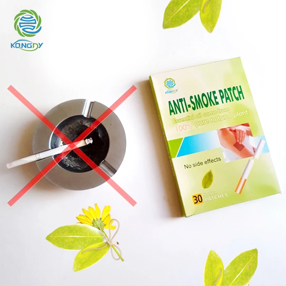 

KONGDY Anti Smoke Patch 100% Natural Ingredient 30 Pcs/Box Smoking Cessation Pad Natural Herbal to Give Up Cigarette Plaster