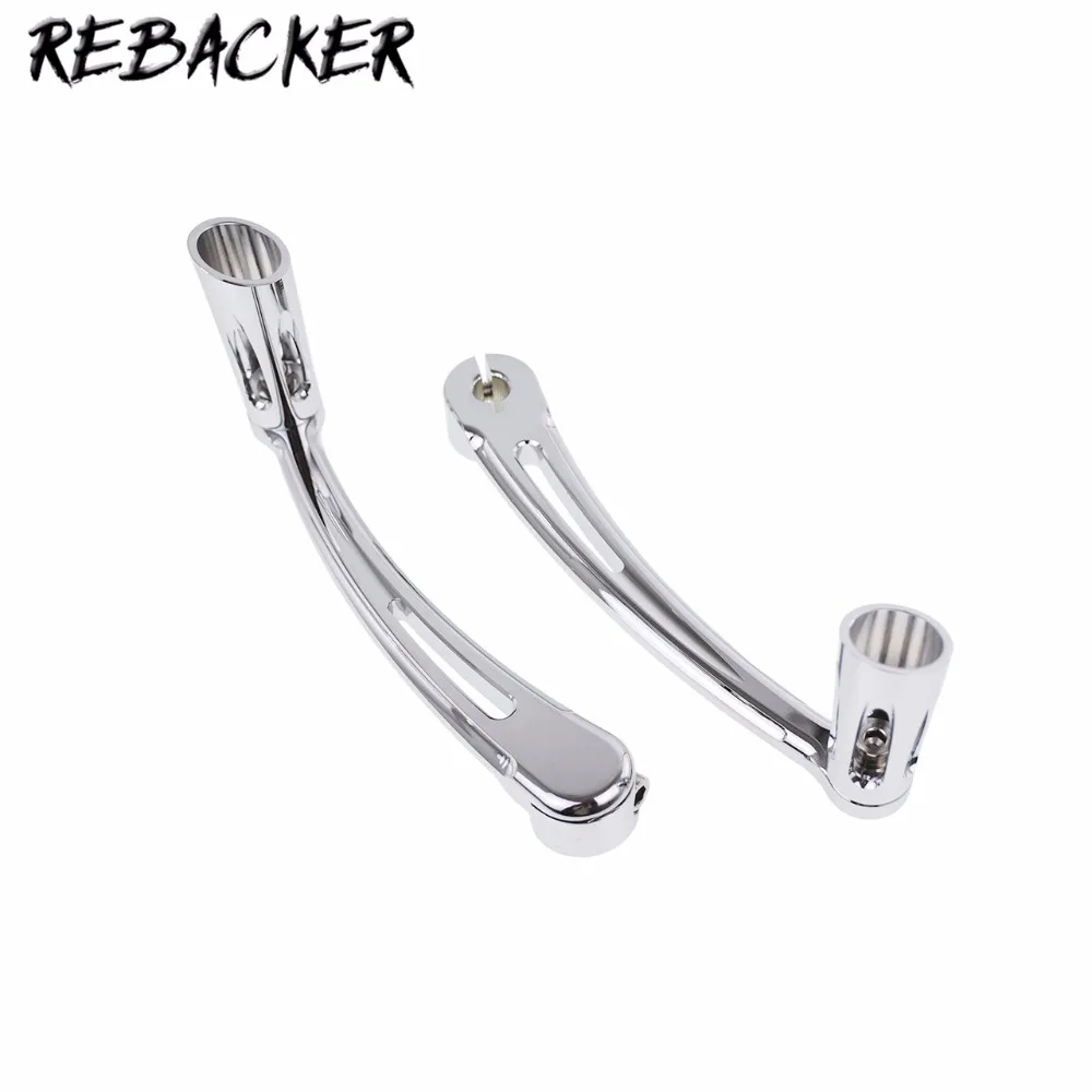 

Chrome Heel Toe Shift Lever W/ Shifter Pegs For Harley Touring Road King Street Glide FLHX 2008-2013 2014-2016 models