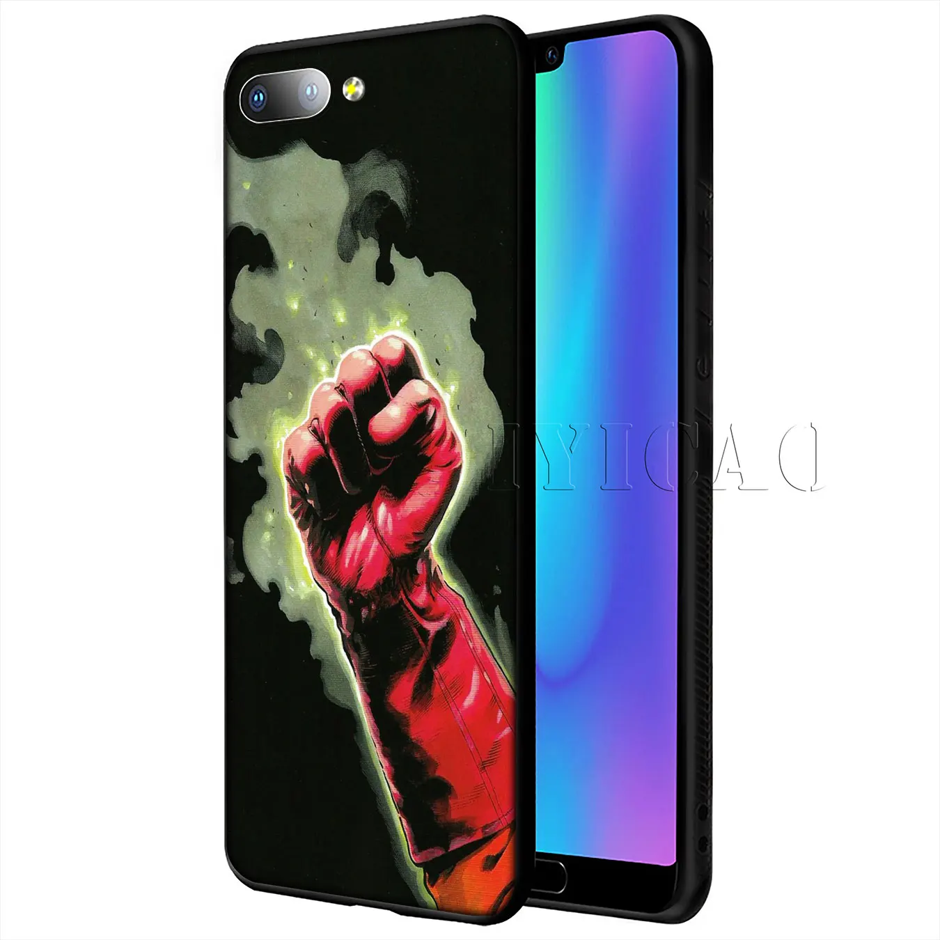 Мягкий чехол IYICAO с японским Аниме One Punch Man для Huawei Y9 Y7 Y6 Prime 2019 Honor 20 8C 8X 8 9 9X 10 Lite 7C 7X 7A