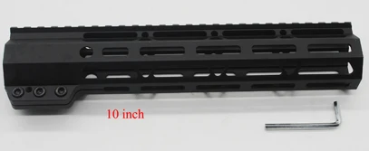 TriRock черный анодированный 7 ''9'' 10 ''11'' 12 ''13,5'' 15 ''17'' дюймовый M-lok зажимной стиль поручень Пикатинни система крепления