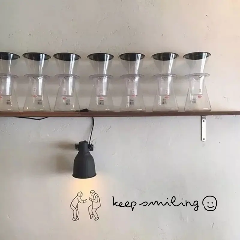 Стикеры с надписью Keep Smile Inspiration настенные наклейки для гостиной спальни детской