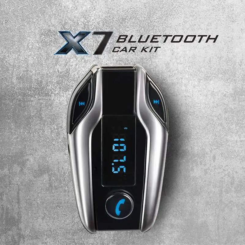Автомобильный комплект с Bluetooth беспроводной fm-передатчик Радио адаптер