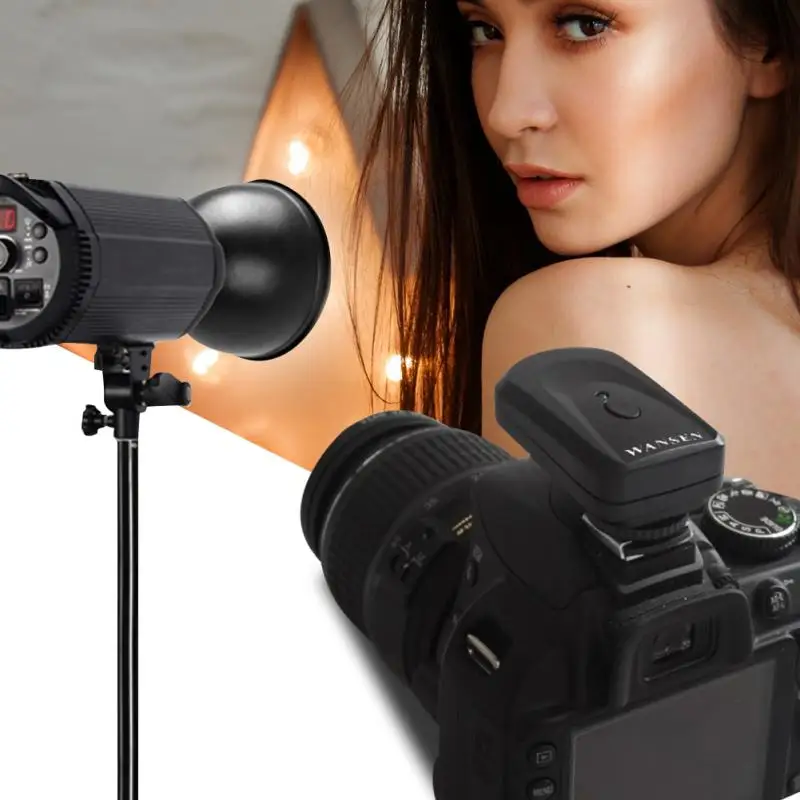 AC-04 4 канала Беспроводной радио триггер для студийной вспышки Canon Nikon Sony DSLR Камера