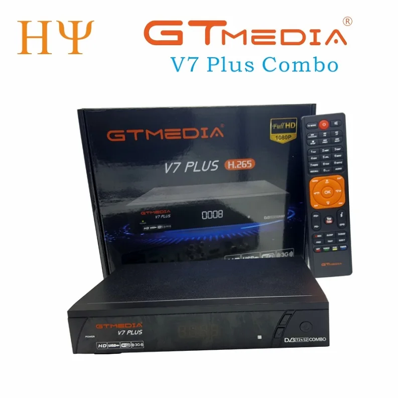 5 шт./лот [Подлинный] GTmedia V7 PLUS поддержка powervu Biss ключ CCam IPTV DVB-T2 DVB-S2 спутниковый ресивер DVB T2 S2 декодер - Цвет: V7 Plus Only