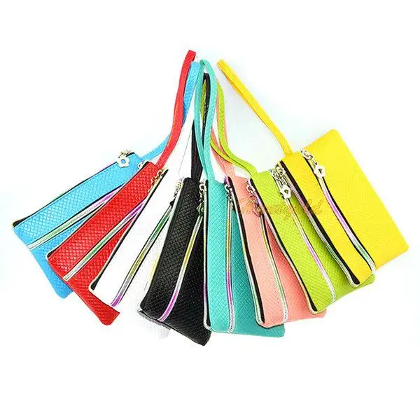 Оптовая продажа модный кошелек из искусственной кожи для женщин и девушек с