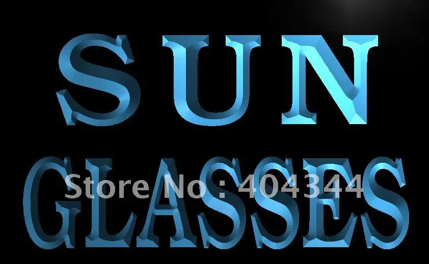 

LK213- Sun Glasses Display Decor Light Sign home decor crafts
