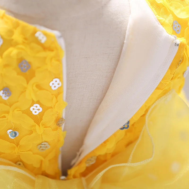 Новое Детское платье кружевное детское на свадьбу принцессы для девочек день