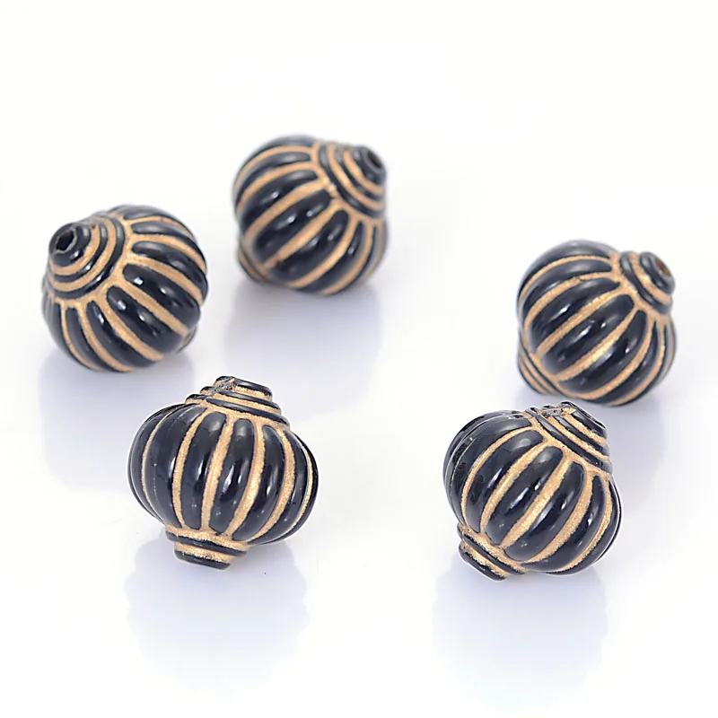 30 шт. акриловые бусины разделители в полоску античном стиле|beads for diy|loose beadsdesigner beads