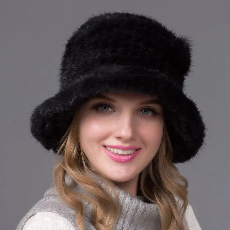 Зимние Шапки Для Женщин Реального Фокс Меховые С Натурального Меха Hat Ручной