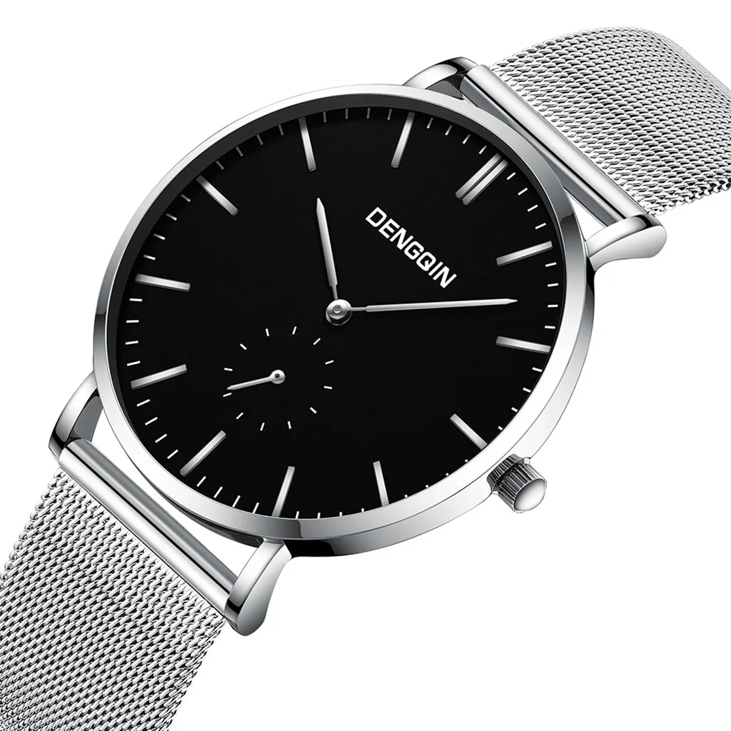 DENGQIN Для мужчин часы класса люкс кварцевые спортивные армейские с Циферблатом из