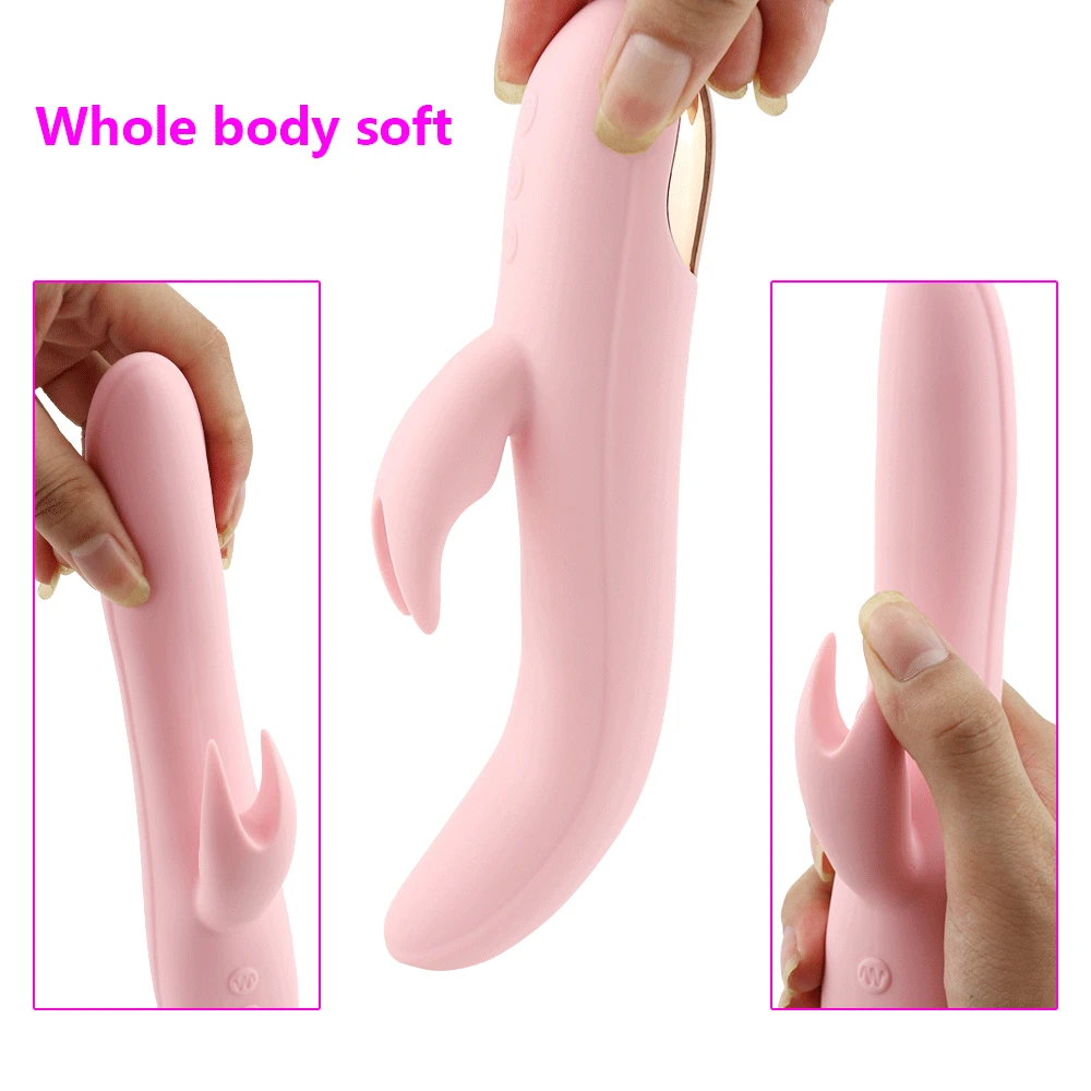 Man nuo 10 Speeds Rabbit Vibrator 360 Degree Rotation Dildo Dual G Spot Clitoral Stimulator Sex Toys for Women | Красота и здоровье