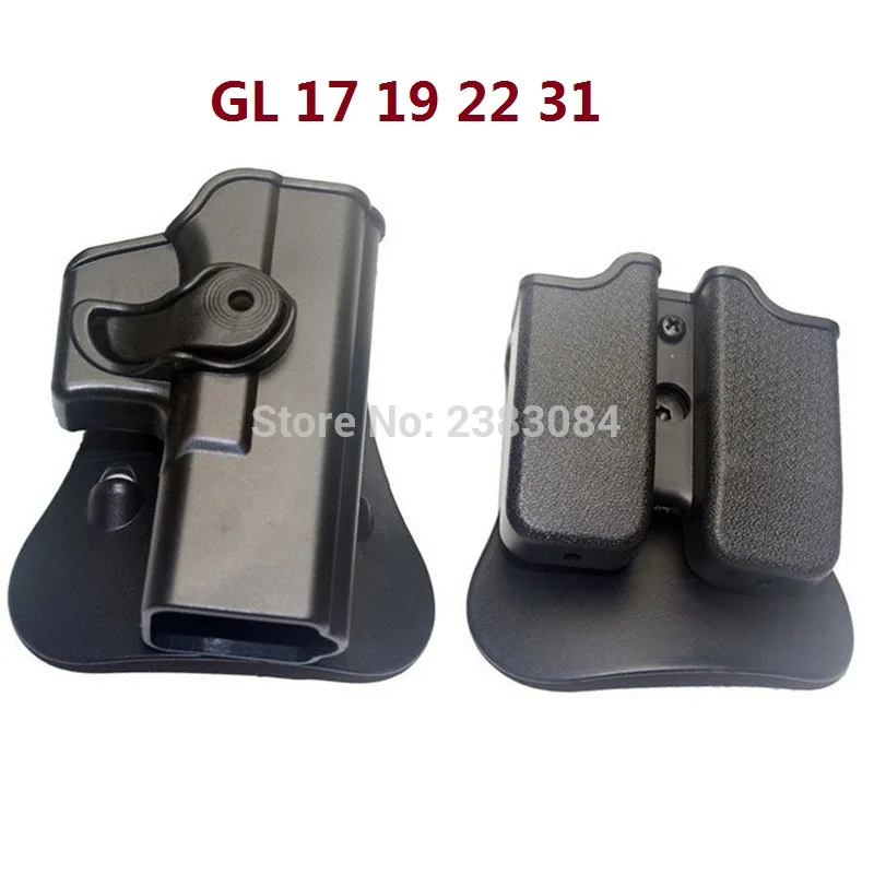 Охотничья кобура IMI Colt 1911 M9 92 GLock 17 19 22 31 тактическая для пистолета журнал чехол