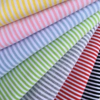 4pcs diy handmade doll clothes material 2mm stripe cotton lycra knit fabric for sewing blyth clothes t shirt socks 5040cm