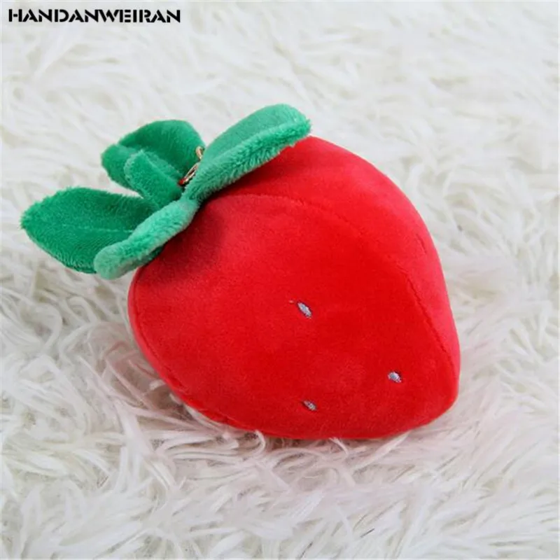 1 шт. мини с изображением клубники банана плюшевая морковка игрушки фрукты овощи