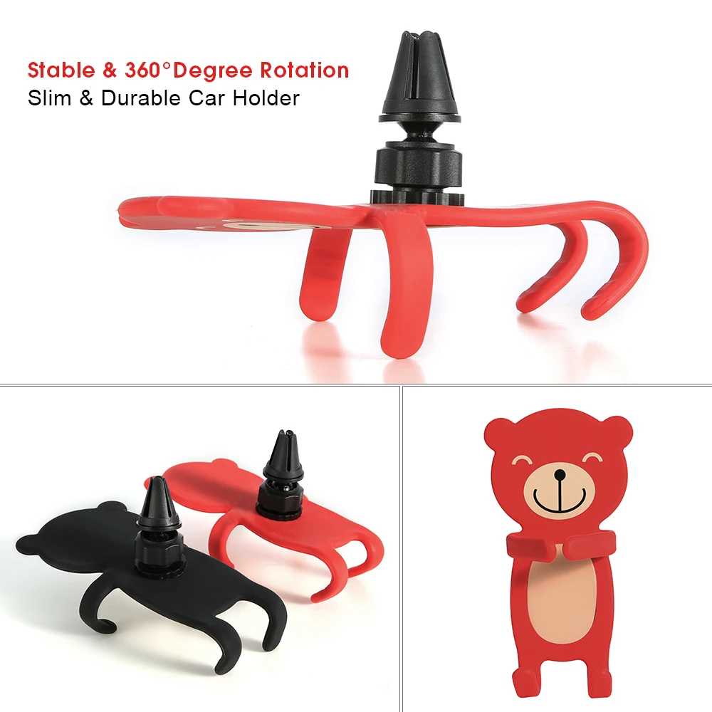 Универсальная автомобильная подставка для телефона KISSCASE iPhone 6 6S 7 Plus 5S Samsung Galaxy S8 S7