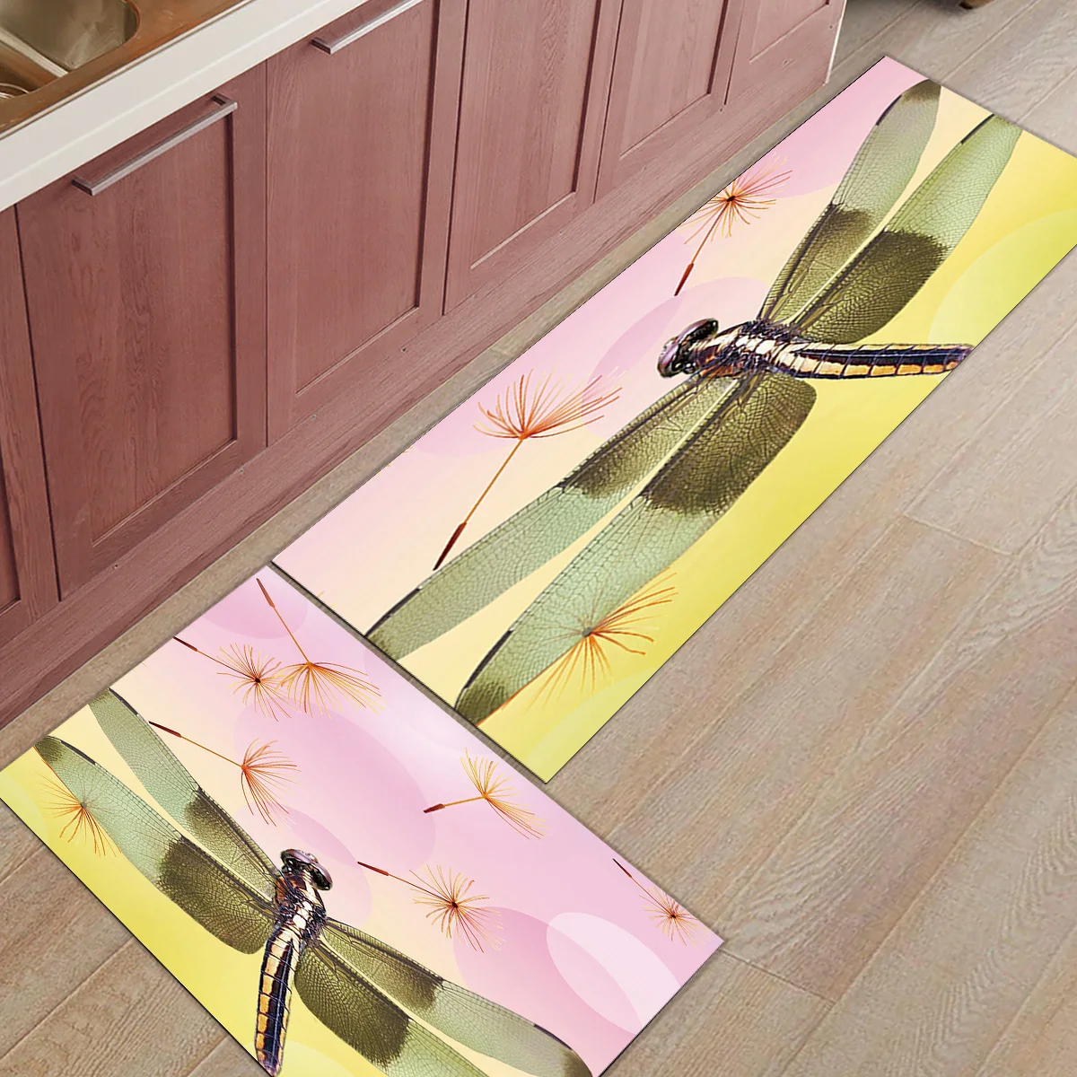 Коврик с одуванчиком 2 шт./компл. коврик для входной двери ванной кухни гостиной