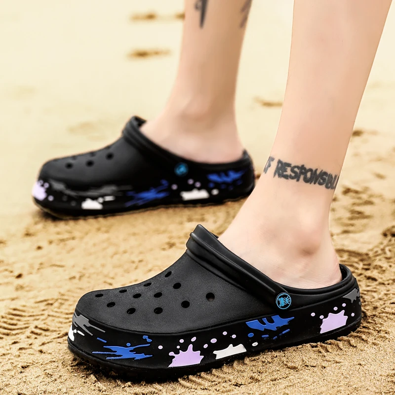 Обувь Crocks; Мужская обувь; сандалии с кроком; Sandalias; Летняя обувь; Sandalen; шлепанцы; Sandalet hombre Sandali; сабо с кроком; Новинка года