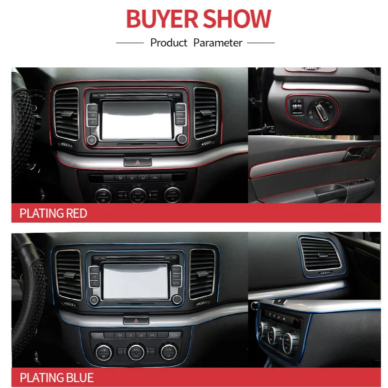 5 M автомобильный Стайлинг Аксессуары для интерьера полоса наклейка Mazda 3 6