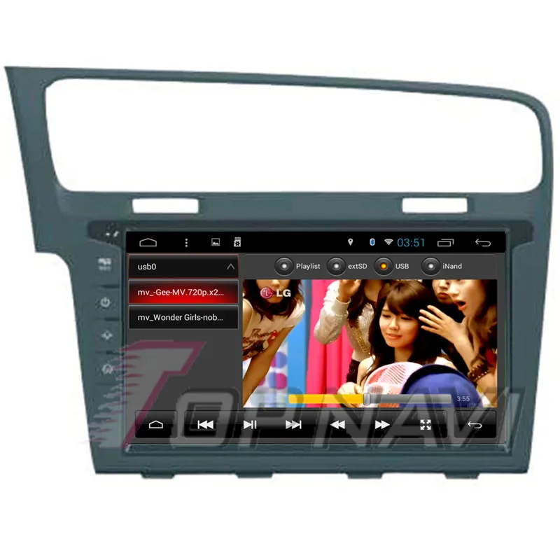 Автомобильный мультимедийный комплект Topnavi 10 1 дюйма 1024*600 четыре ядра Android 7 GPS