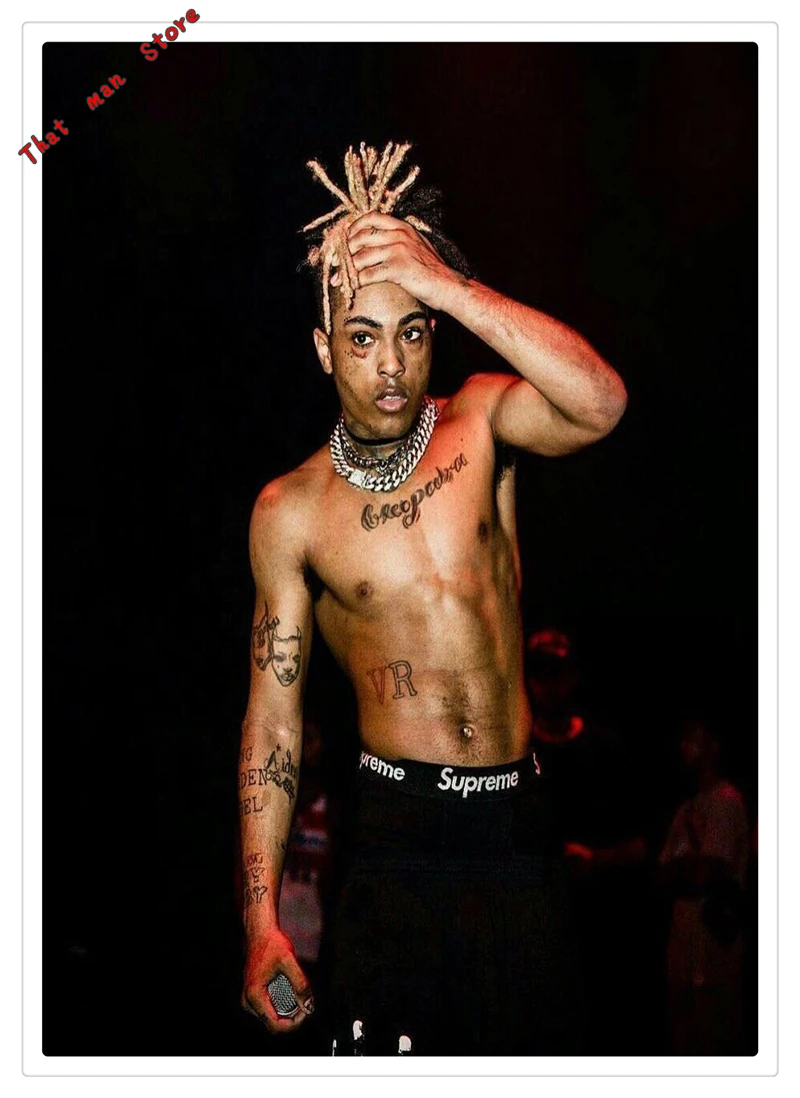 Плакаты и принты XXXTentacion Jahseh Dwayne Onfroy рэпер певец настенные картины для гостиной