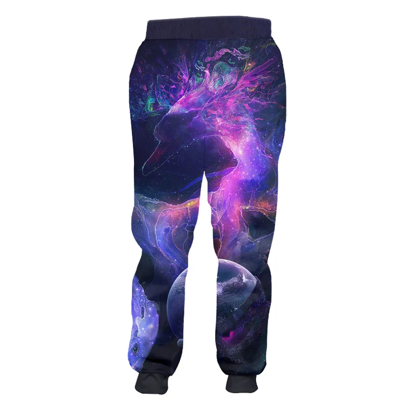 Брюки UJWI мужские с цифровым 3d принтом спортивные штаны унисекс тренировочные в