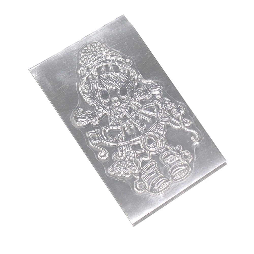 1 шт. Мультяшные милые маленькие девочки шаблон Скрапбукинг тиснение резки