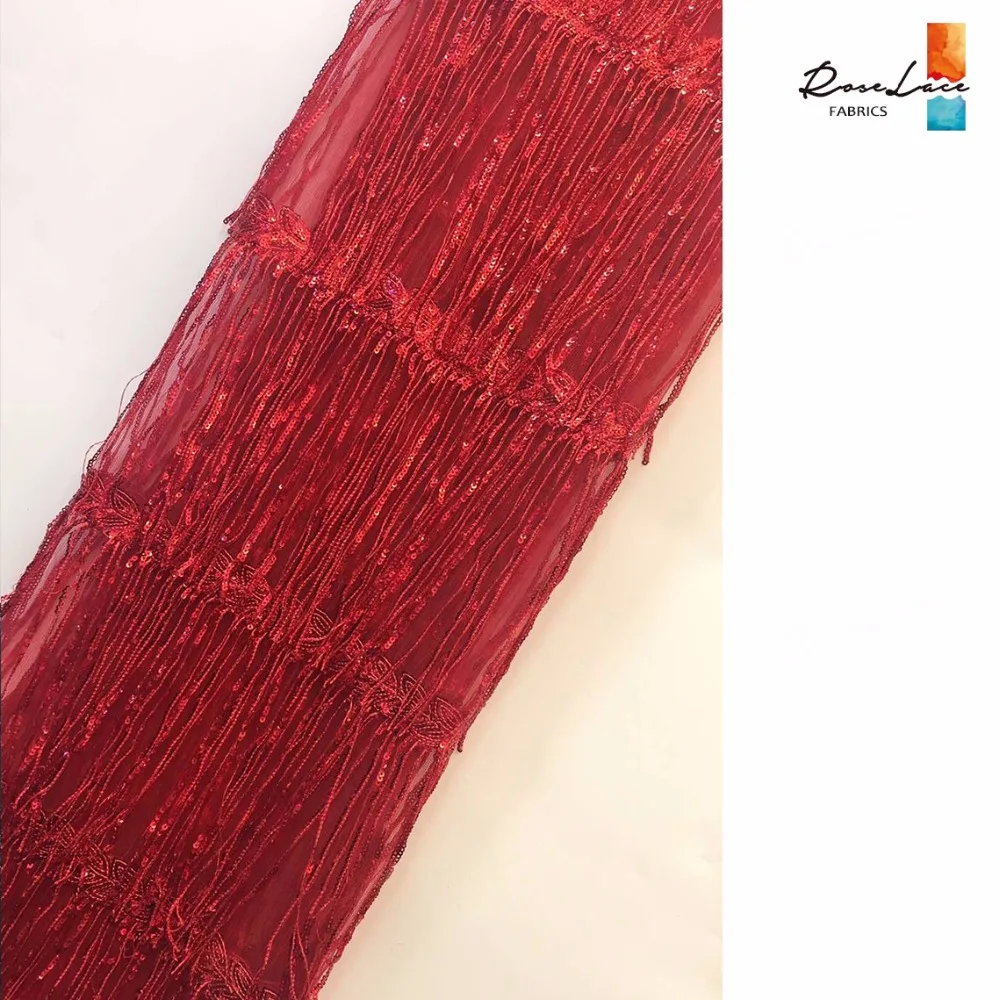 Уникальный дизайн кисточки африканские блестки Сетка кружевная ткань Высокое