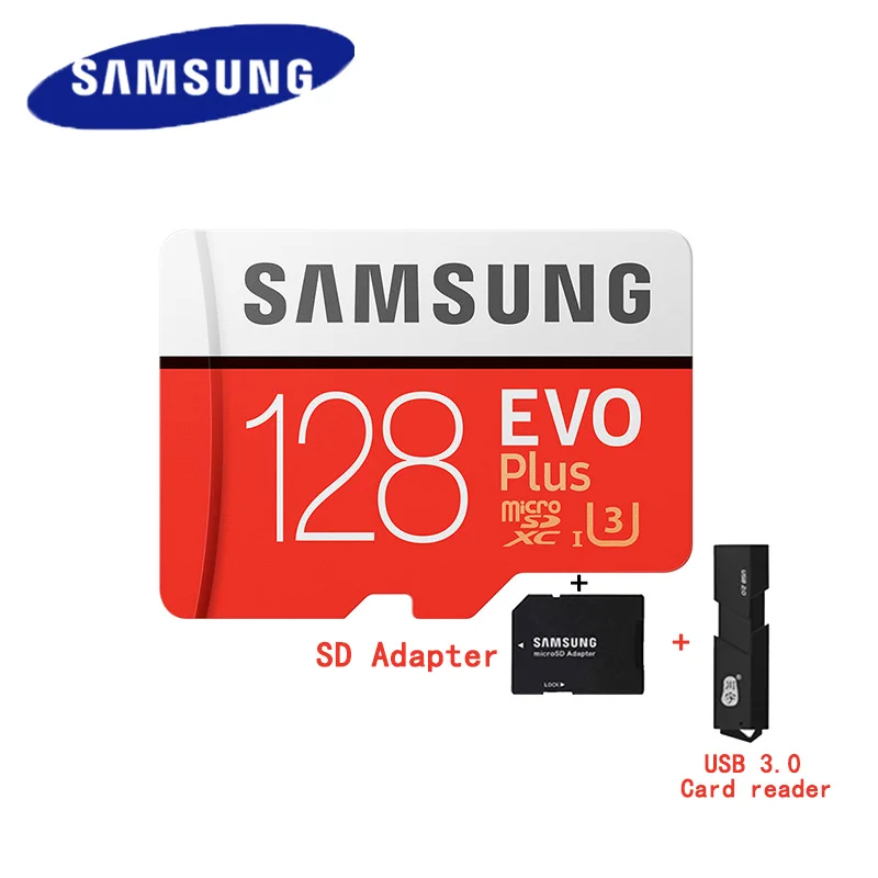 Оригинальный SAMSUNG карта памяти Micro SD 32 ГБ Class10 16 Гб microSD EVO объемом 64 + карты Plus 256 128 TF