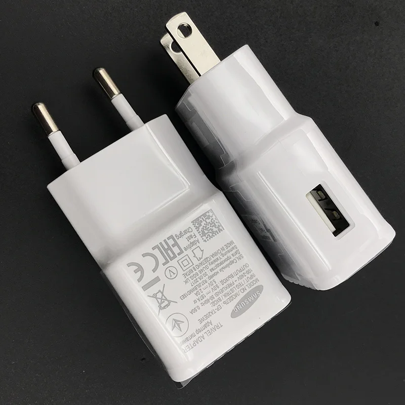 Оригинальное быстрое зарядное устройство Samsung 9 V/1.67A быстрый адаптер type c usb кабель