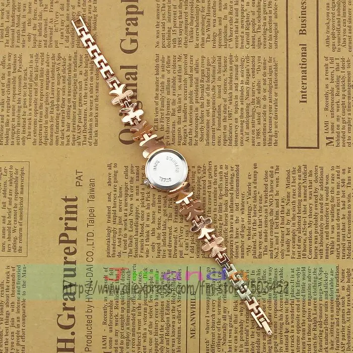 Женские кварцевые наручные часы с ремешком в виде цветка кристаллами | Наручные