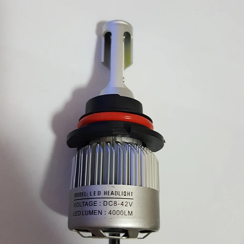 6000K 12V COB HB5 9007 автомобильная светодиодная лампа для фары высокий низкий би луч светильник для Dodge Isuzu pickup Raptor hi lo передняя фара дальнего света