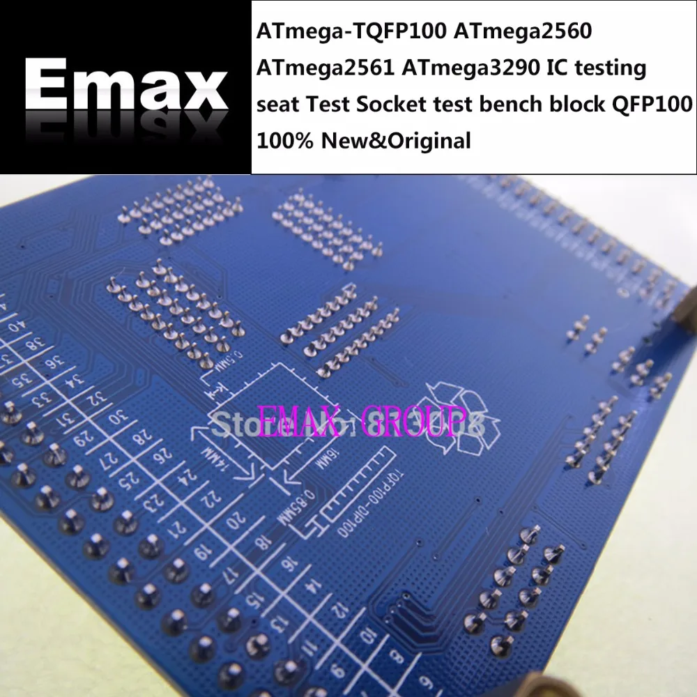 ATmega-TQFP100 ATmega2560 ATmega2561 ATmega3290 IC Тесты ing сиденье Тесты гнездо Тесты блок верстака TQFP100 QFP100