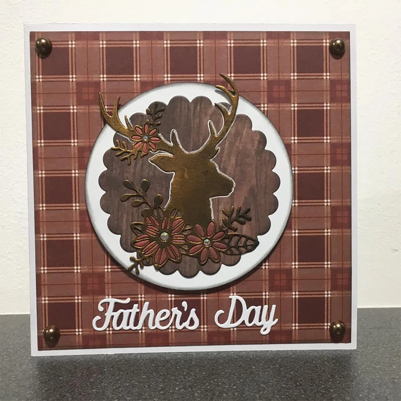 Металлические штампы для скрапбукинга с изображением животных оленя новинка 2019