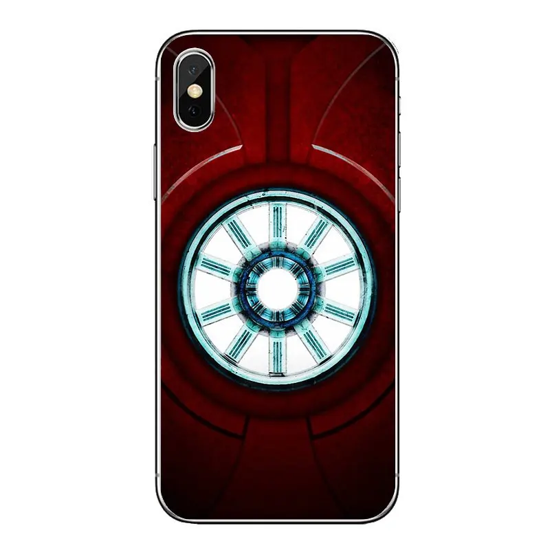 Мстители фильм супергерой Железный человек дуговой реактор логотип для Motorola Moto X4