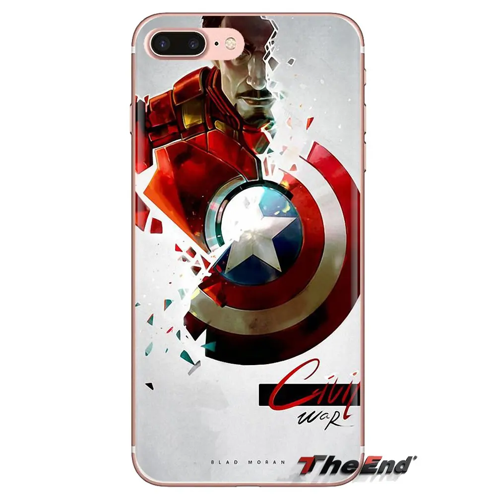 Чехол для мобильного телефона Marvel's Captain America Civil War Oneplus 3T 5T 6T Nokia 2 3 5 6 8 9 230 3310 1 7 Plus