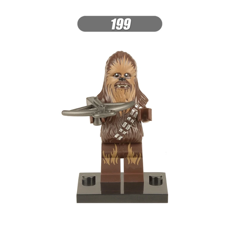 XH199-Chewbacca Одна распродажа, космические войны, Пробуждение силы, Чубакка, Кайло Рен Хан, Solo, Супер герои, строительные блоки, кирпичи, игрушки для детей, X0104 - Цвет: XH199-Chewbacca
