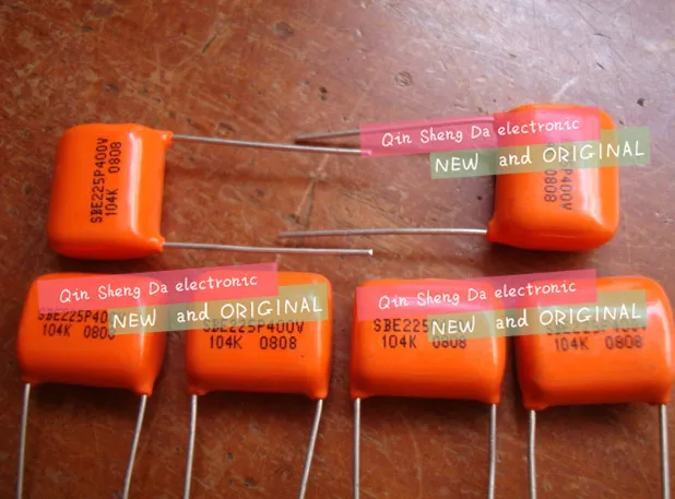 Новая и оригинальная емкость SBE 225P 400V 0 1 мкФ 104 SBE225P400V 104|Конденсаторы| |