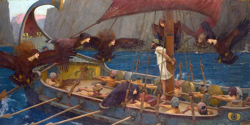 

Neo Classical figurative painting canvas portrait poster beauty picture giant picture home decor Waterhouse masterpiece Boat