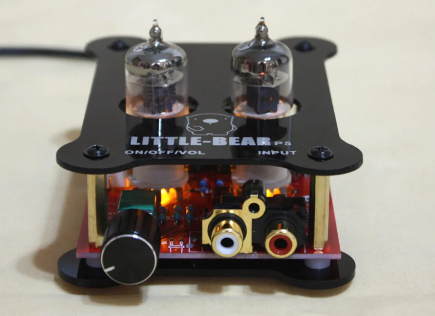 С блоком питания черный 6J1 Hi Fi стерео ламповый клапан усилитель