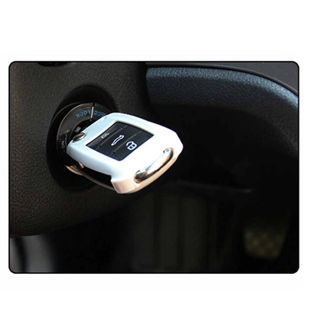 Чехол для автомобильного ключа Volkswagen VW Golf 6 Polo Tiguan Skoda Octavia Seat ABS складные ключи
