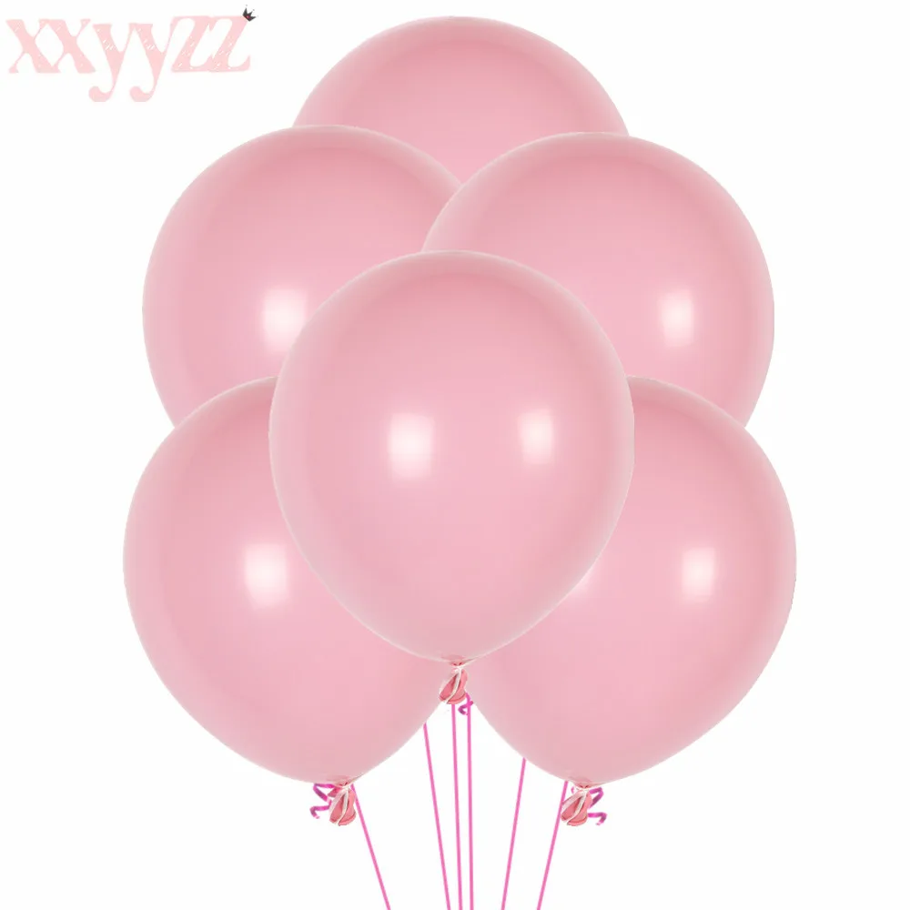 XXYYZZ 10 дюймов шт./лот латексные воздушные шары для конфет макарон гелиевые вечерние свадьбы дня рождения