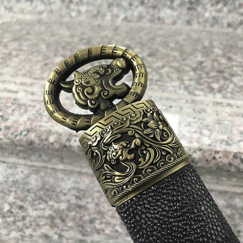 Longquan короткий меч Хань фэншуй искусственный не острый Бесплатная доставка длина